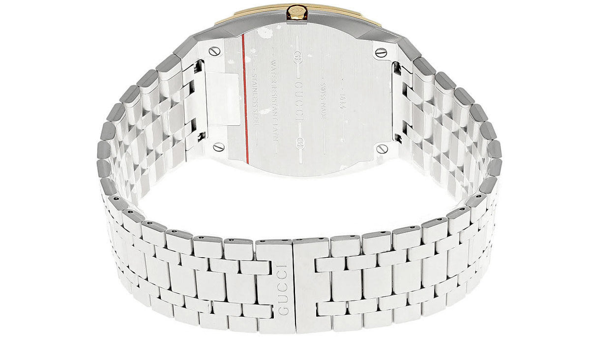 25H 38 mm Quartz Stainless Steel Gold Dial Men's Watch