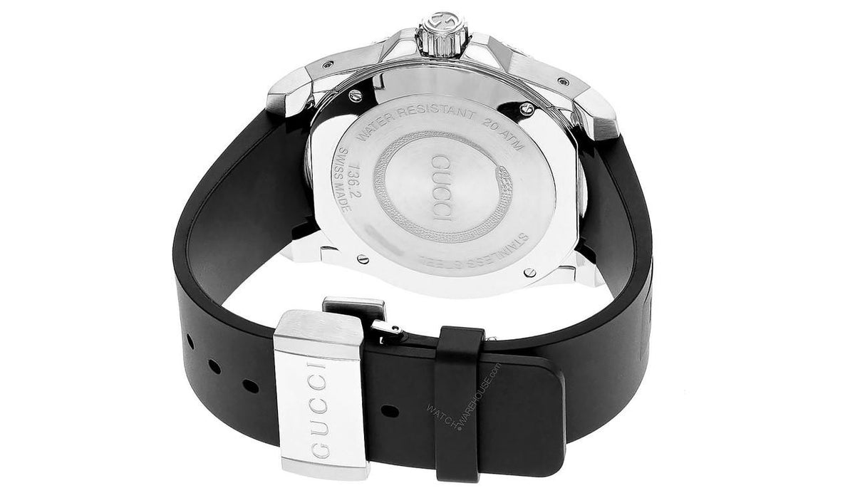 Dive 45 mm Quartz Stainless Steel Black Rubber Men's Watch