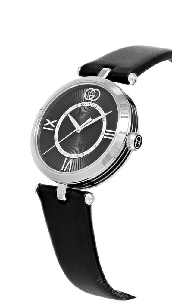 Model 2000 Quartz 30 mm Black Leather Women's Watch