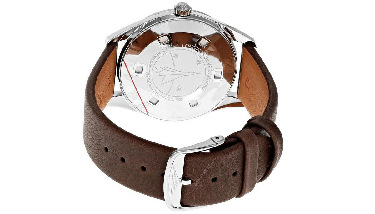 Silver Arrow Automatic 38.5 mm Leather Men's Watch