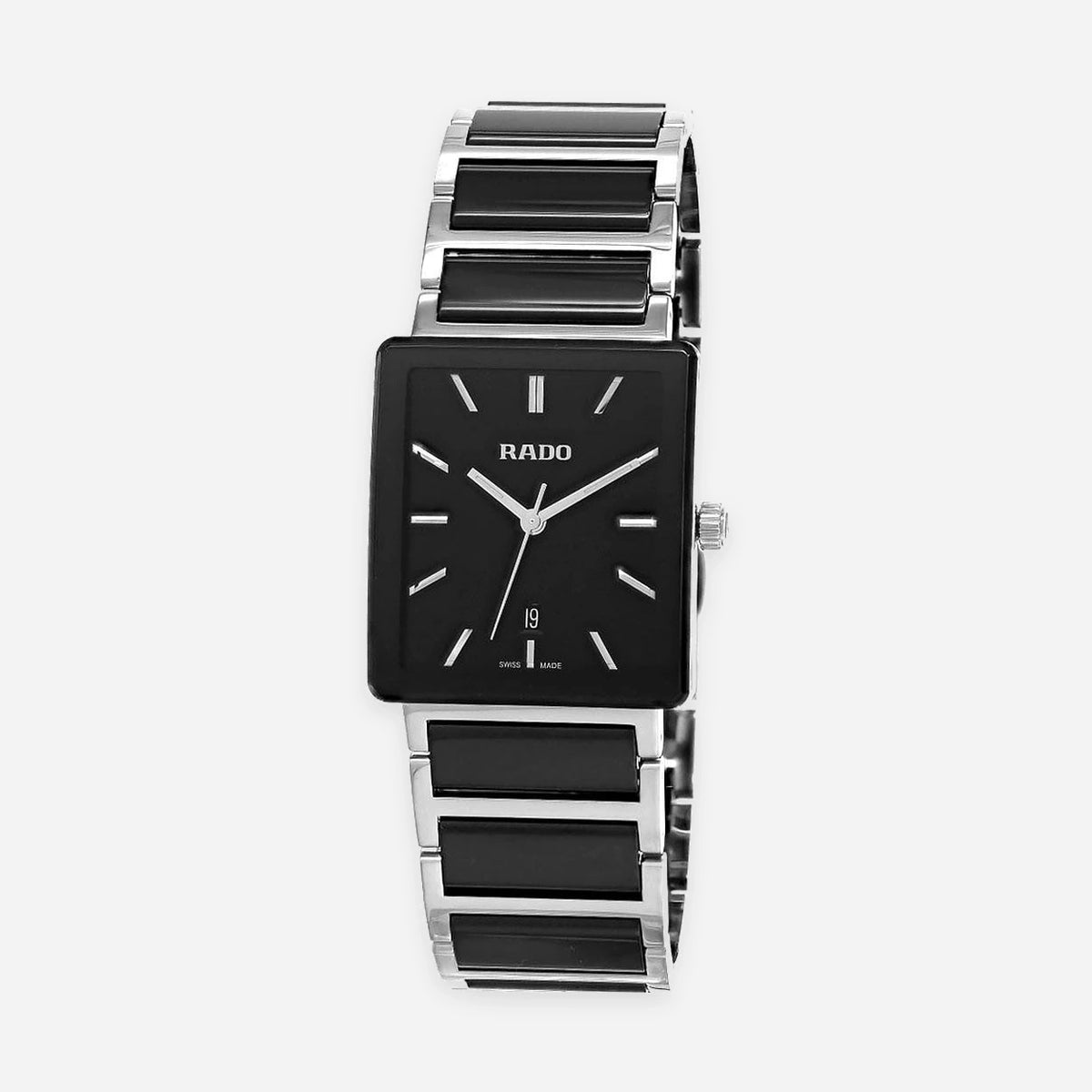 Integral Quartz 31.5 mm Black Dial Two-Tone Men's Watch
