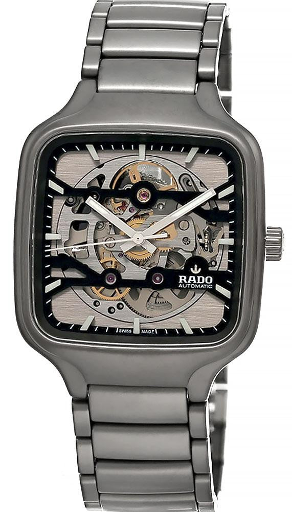 True Square Automatic Stainless Steel 38 mm Skeleton Dial Men's Watch