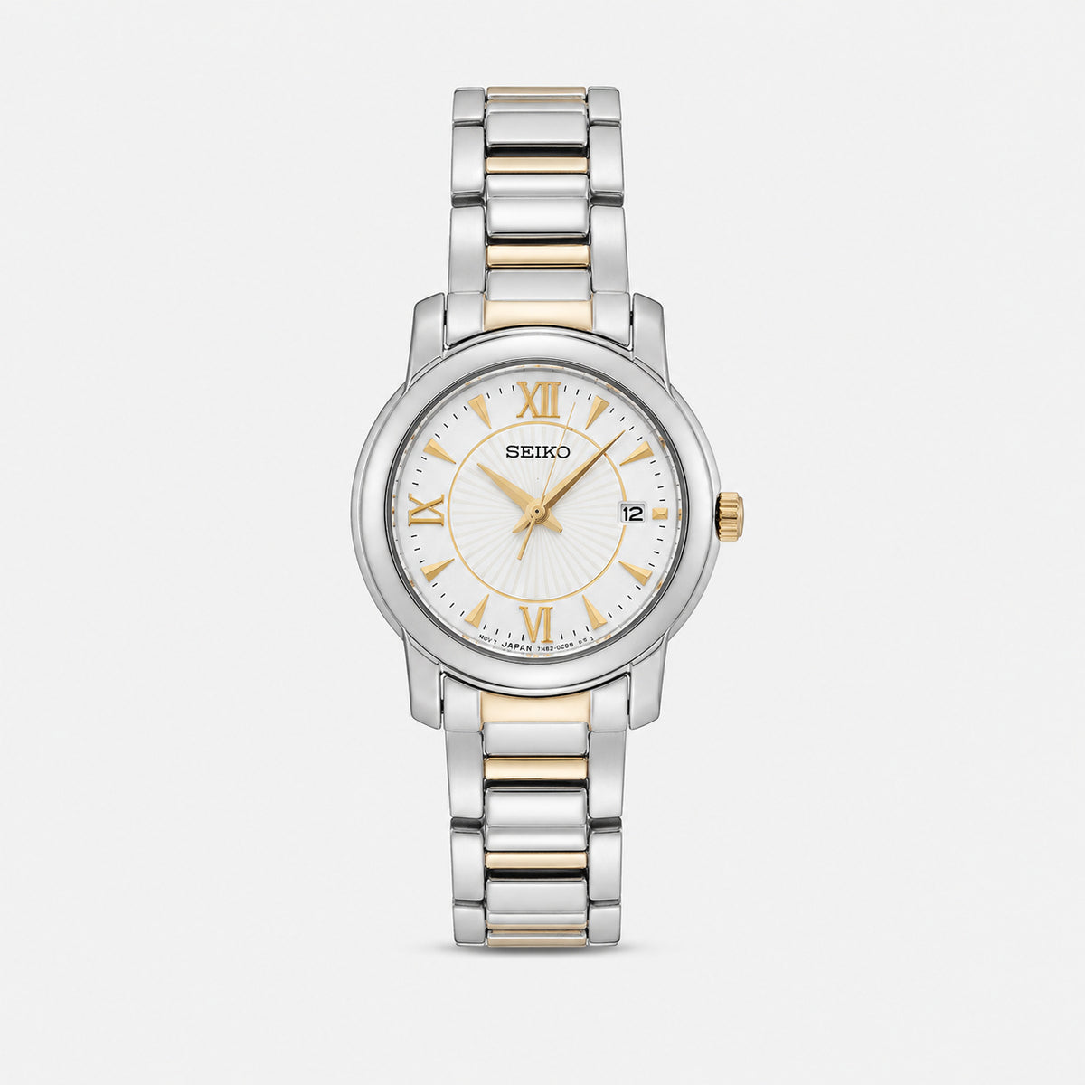 26 mm White Dial Two-tone Stainless Steel Women's Watch