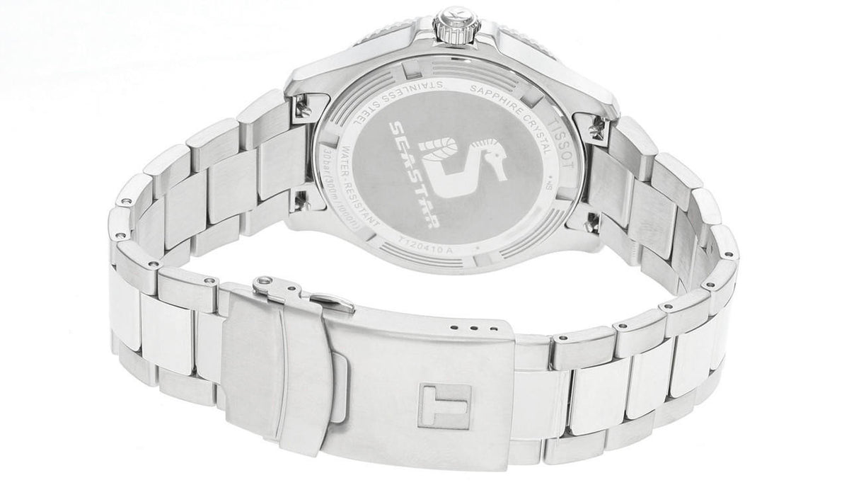 Seastar 1000 40 mm Quartz Stainless Steel Blue Dial Men's Watch