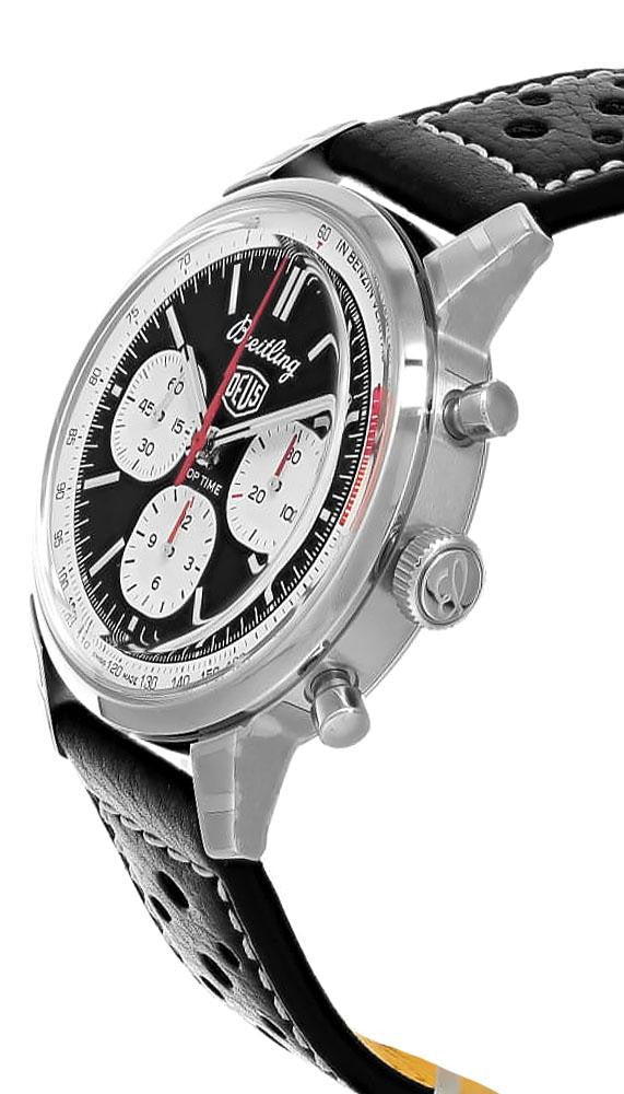 Top Time B01 Deus Automatic 41 mm Black Dial Leather Men's Watch