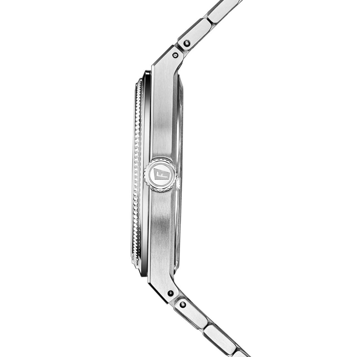 Swiss Made Quartz 35 mm Stainless Steel Silver Dial Women's Watch