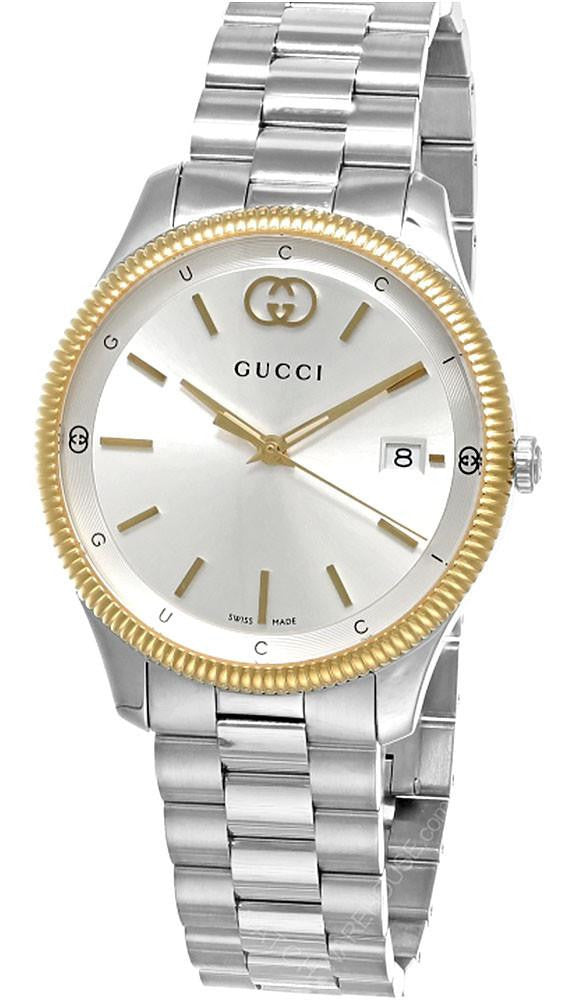 G-Timeless Quartz 38 mm Yellow Gold Bezel Men's Watch