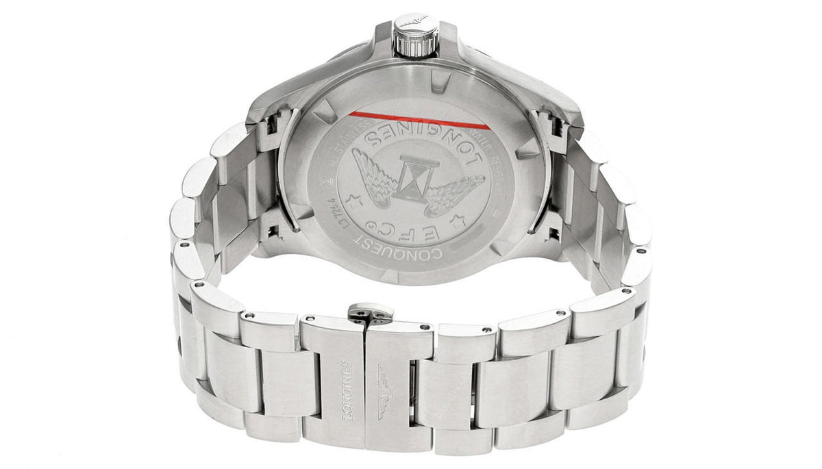 Conquest V.H.P Stainless Steel 43 mm Silver Dial Men's Watch