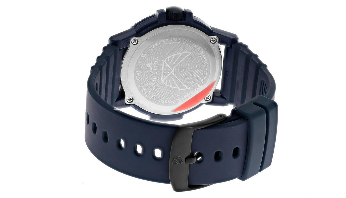 Leatherback Sea Turtle Giant X Volition 44 mm Blue Dial Rubber Men's Watch