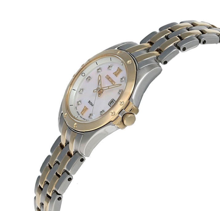27 mm White MOP Dial Stainless Steel Women's Watch
