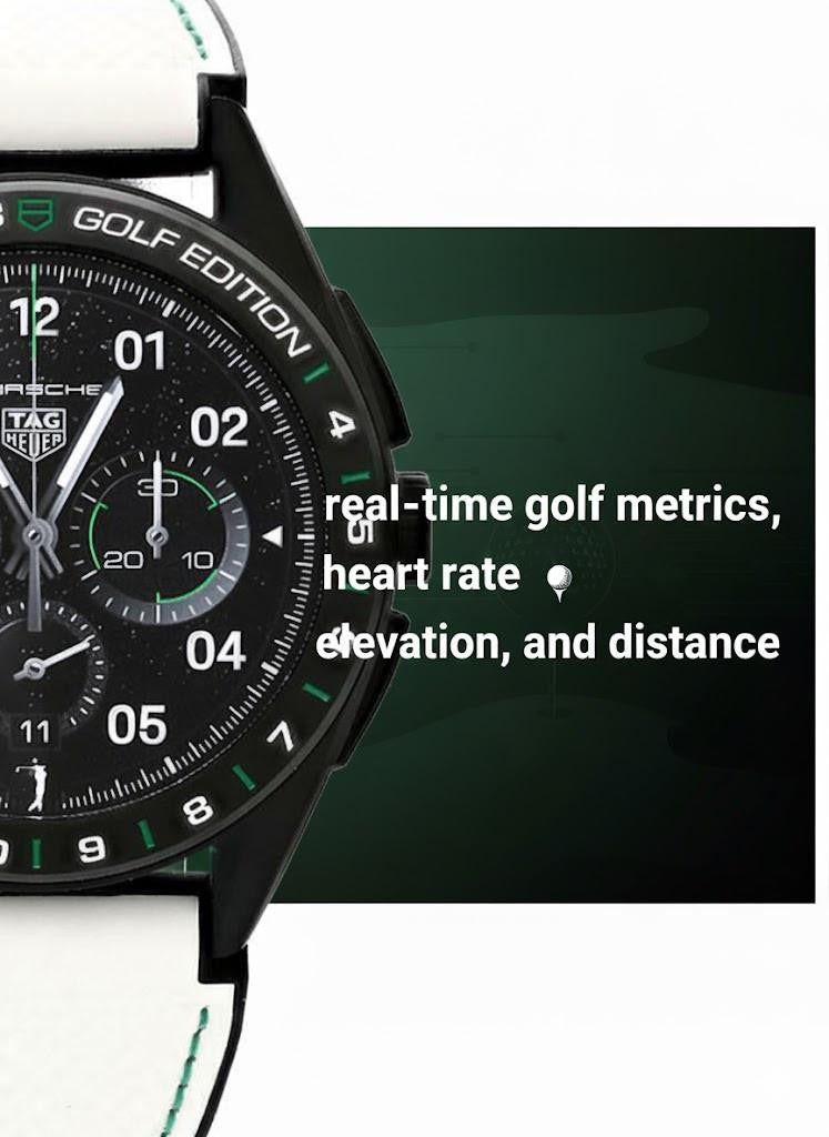 Connected Calibre E4 Golf Edition 45 mm Titanium Smartwatch