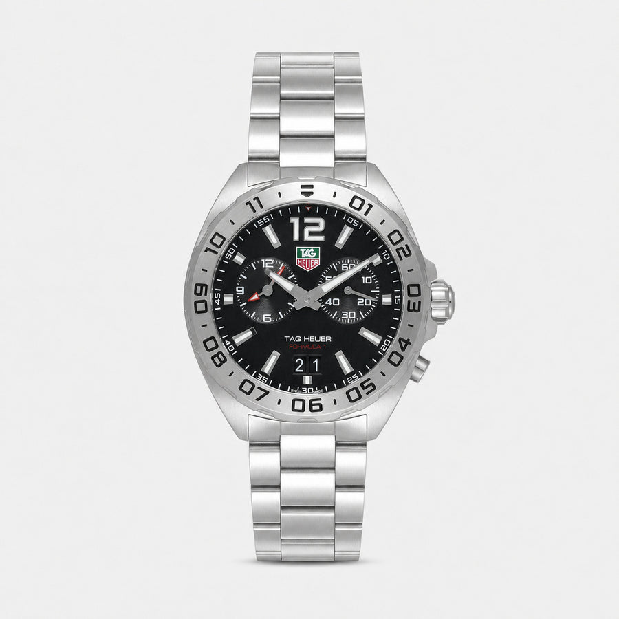 Formula-1 41 mm Quartz Stainless Steel Black Dial Men's Watch