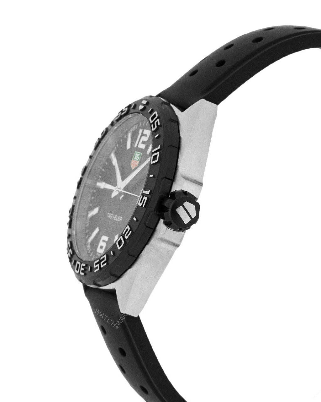 Formula-1 Black Dial Rubber Band Men's Watch