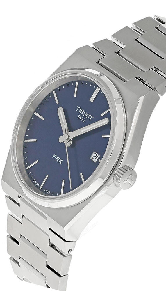 PRX 35 mm Quartz Stainless Steel Blue Dial Unisex Watch