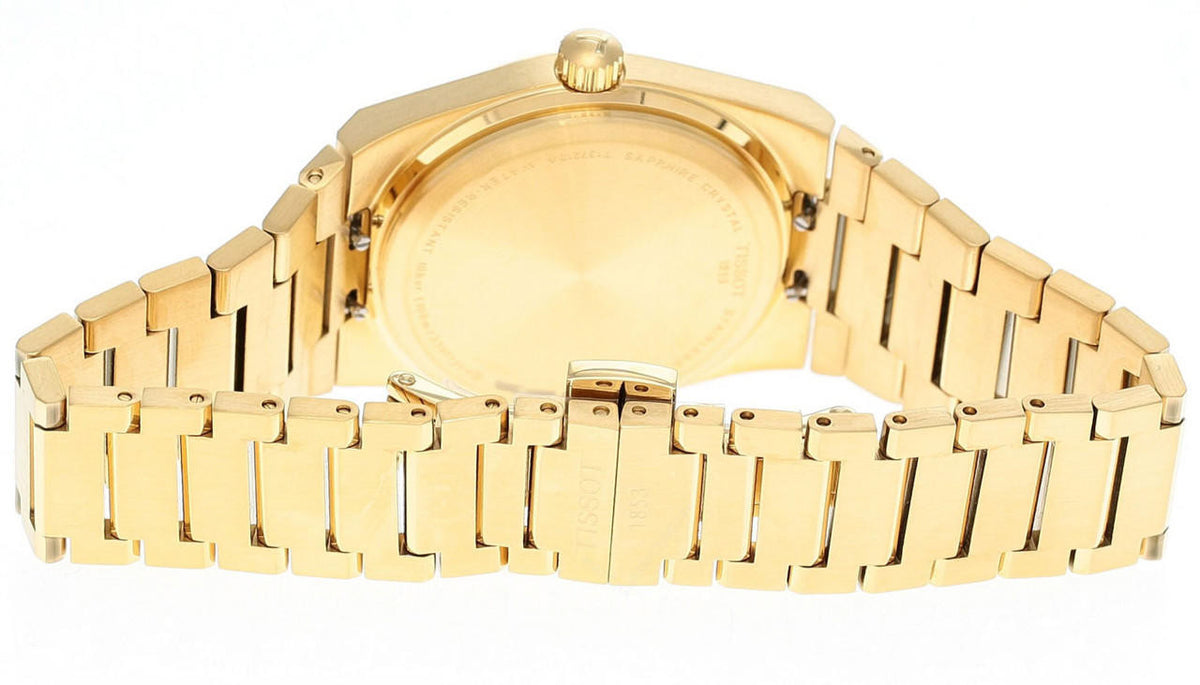 PRX 35 mm Quartz Stainless Steel Gold Dial Unisex Watch