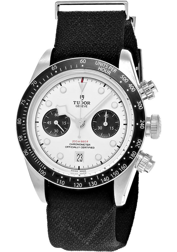 Black Bay Chronograph Automatic 41 mm Fabric Strap Men's Watch