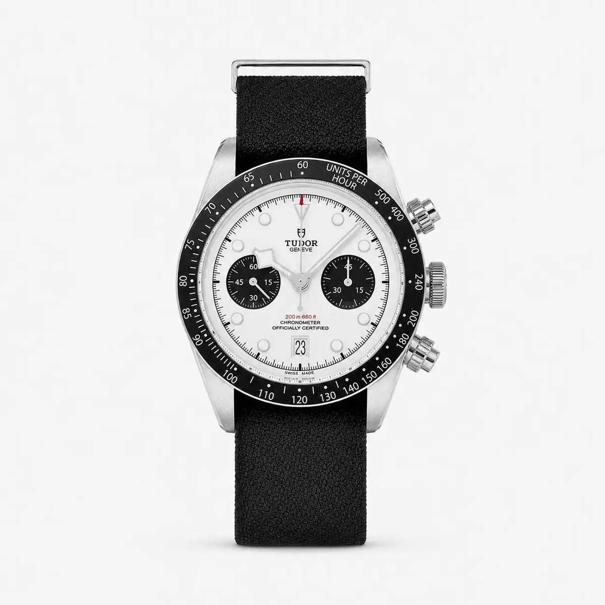Black Bay Chronograph Automatic 41 mm Fabric Strap Men's Watch